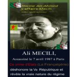 Paris, 9 avril 2024, Commémoration de l’Assassinat de Ali Mecili 
